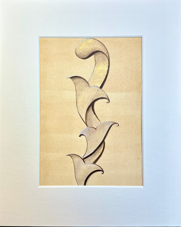 A Study in Biomorphic Movement or Dancing Mushies by Elizabeth Bronwen Reimer, Image 1.