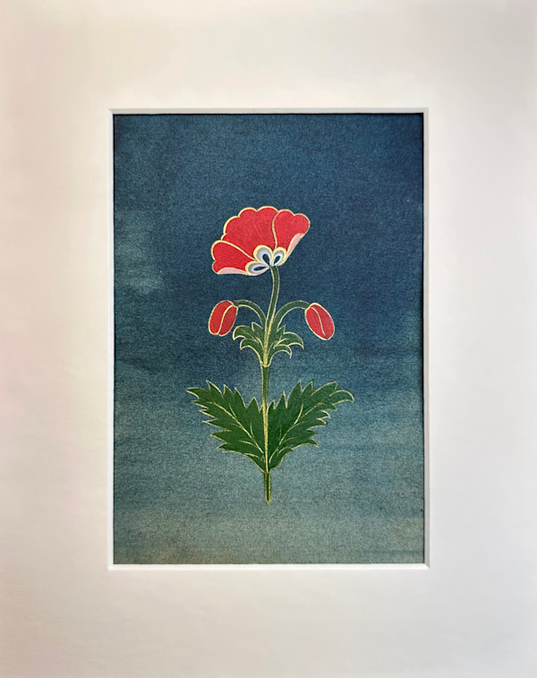 A Study of a Mughal Flower by Elizabeth Bronwen Reimer, Image 1.