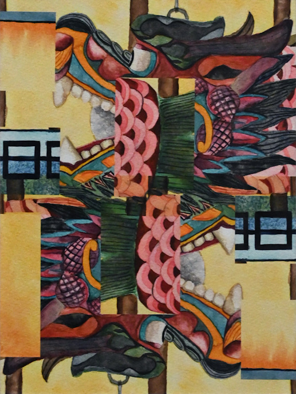Dragon Abstract by Daniel Austin, Image 1.