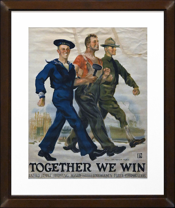 Together We Win by Montgomery James Flagg, Image 1.
