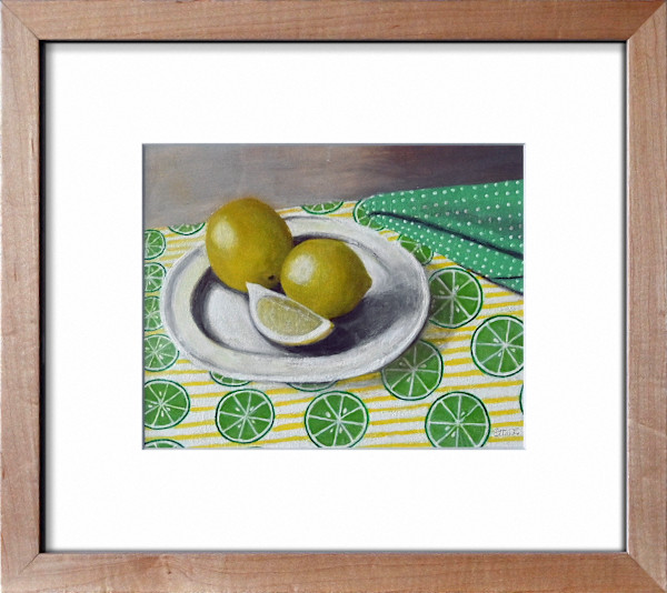 Plate of Lemons by Etta Loreti, Image 1.