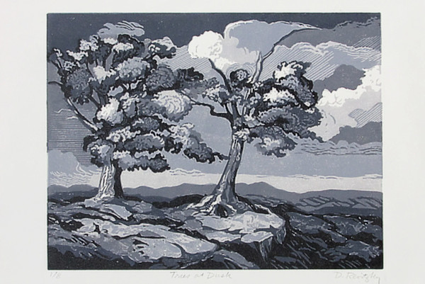 Trees at Dusk by Dennis Revitzky, Image 3.