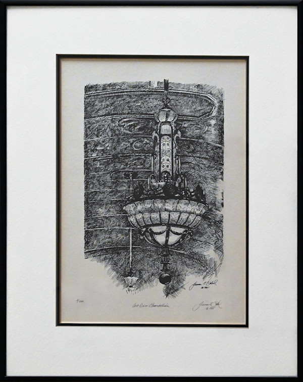 Art Deco Chandelier by James Sabol, Image 1.