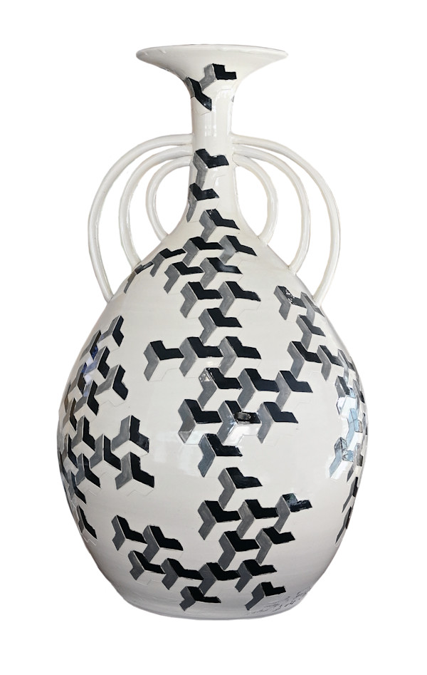 Geometric Vase by Kristen Santiago, Image 1.