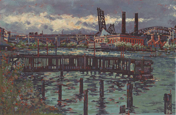 Cleveland Powerhouse: A View from the West Flats by Francis Demaske, Image 1.