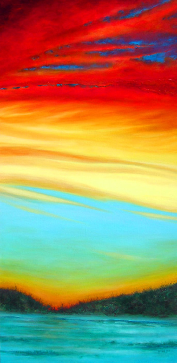 Crimson Sky by Sandra Yocum, Image 1.