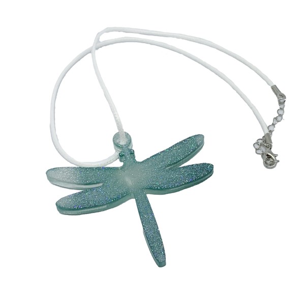 Resin Small - Teal Dragonfly #2 by Susi Schuele