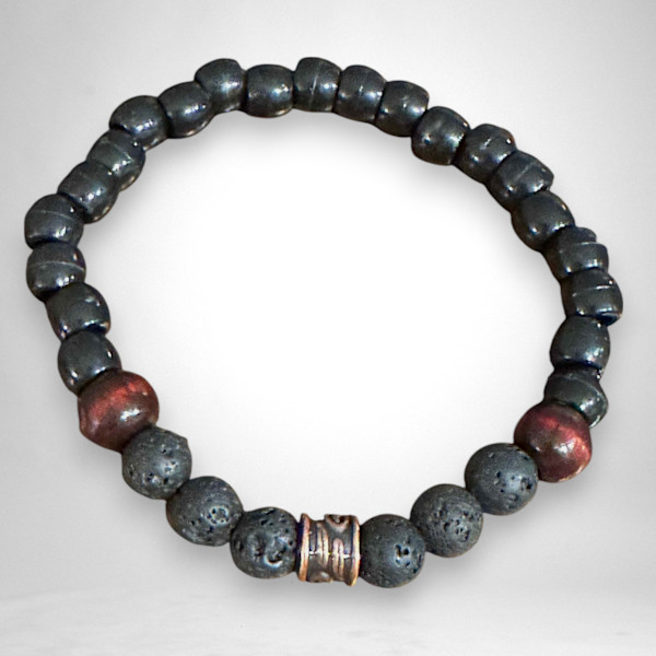 Aromatherapy Diffuser Bracelet  - Unisex - Brown/Black - STAJ20240064-1 #21 by Susi Schuele