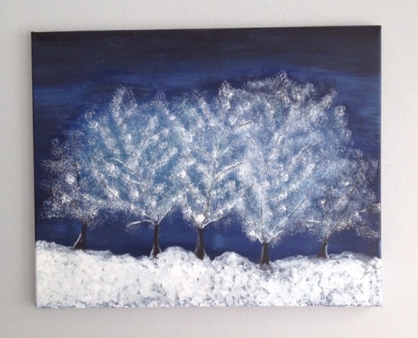 Snowy Trees by Susi Schuele