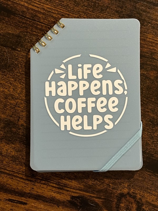Life Happens Coffee Helps 6" Notebook  - STAS20240034-3 - C16 by Susi Schuele