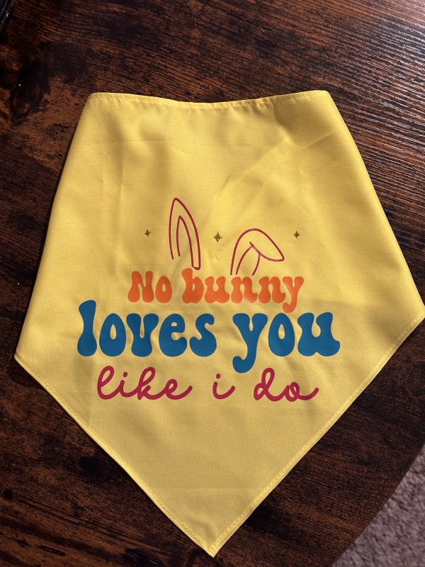 No Bunny Loves You Like I Do Bandana - STAS20240032 - C16 by Susi Schuele
