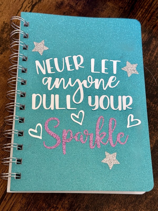 Glitter Notebook Never Let Anyone Dull Your Sparkle - STAS202400109-4 - C16 #7 by Susi Schuele