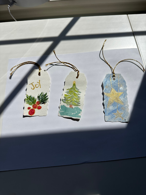 Deckled Tag Joy by Susi Schuele, Image 1.
