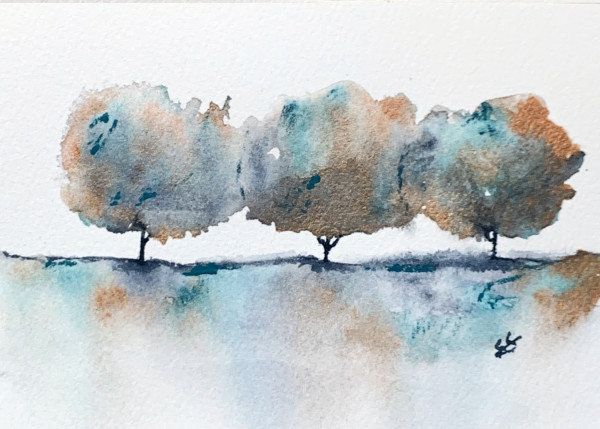 Pass It On Down Series - Three Trees by Susi Schuele