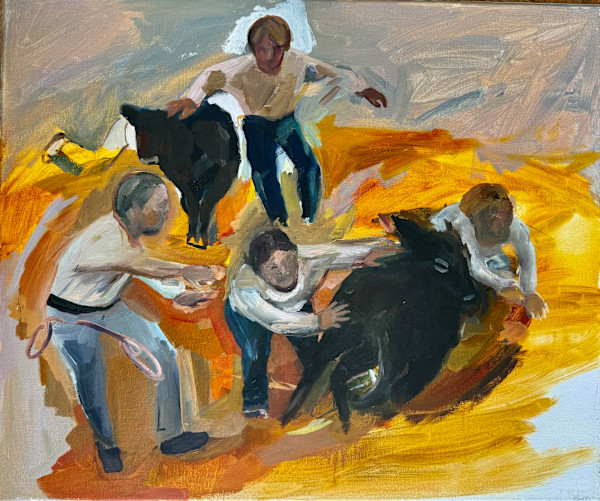 Calf Scramble by Taryn Uribe Turner