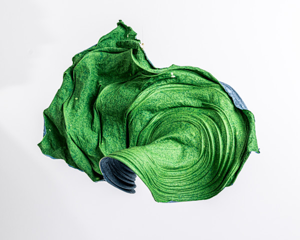 Green & Blue Spiral I by Dave King