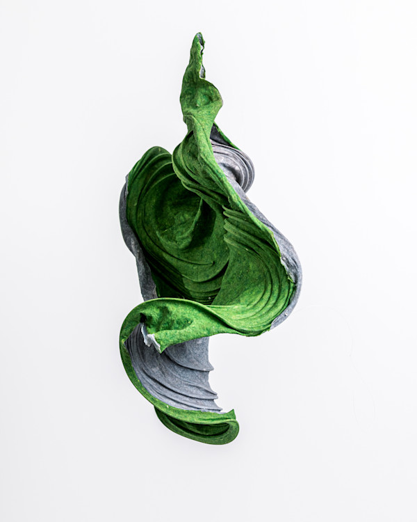 Green & Blue Spiral II by Dave King