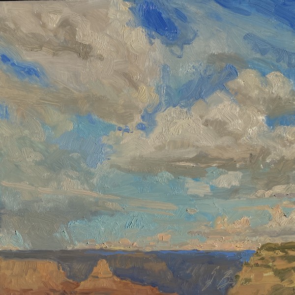 Canyon and Cloud, Strewn Sky, with Zoroaster and Brahma by Suzie Baker