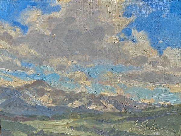 Passing clouds at Wilson Peak by Suzie Baker