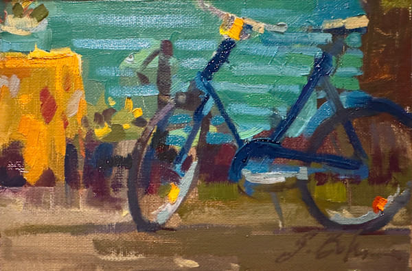 Blue Bike by Suzie Baker