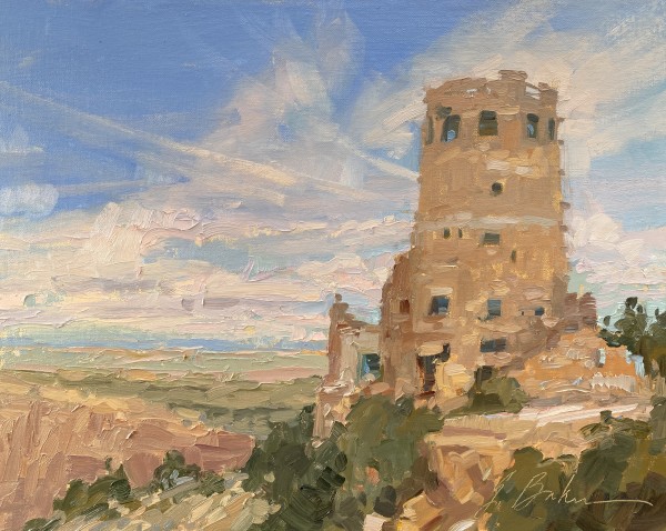 Mary’s Vision, Desert View Watchtower by Suzie Baker