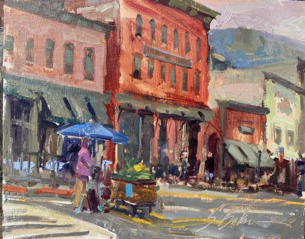 Painting on Main Telluride by Suzie Baker