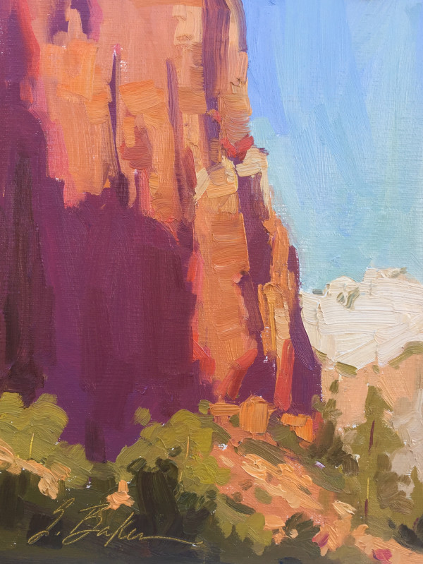 Red Rock, Cool Shadows by Suzie Baker