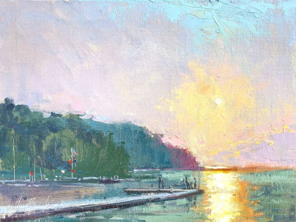 QuickPaint at Fish Creek by Suzie Baker