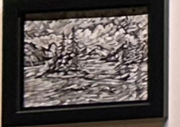mountain lake of shifting planes study 1 by David Heatwole, Image 1.