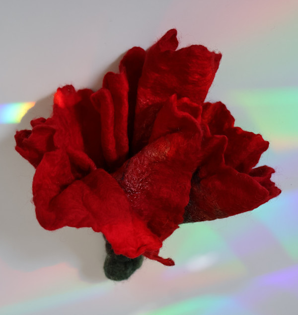 Red Flower by Andrea Dupree, Image 1.