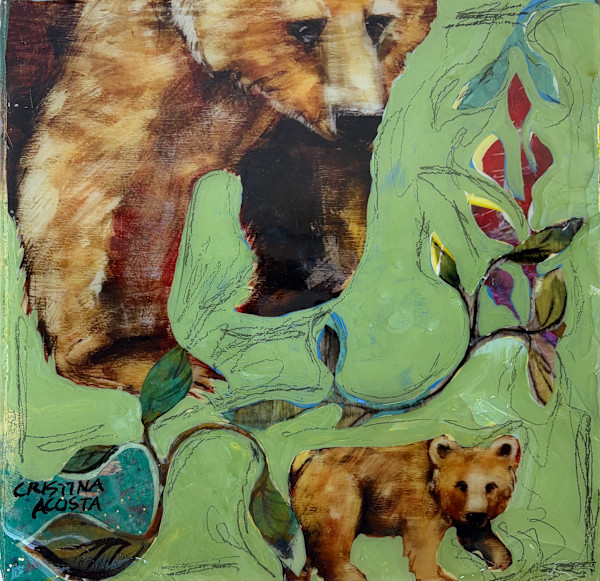 Mama Bear with Cub by Cristina Acosta, Image 1.