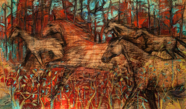 Running Horses by Cristina Acosta