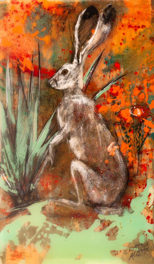 California Poppies - Hare II by Cristina Acosta