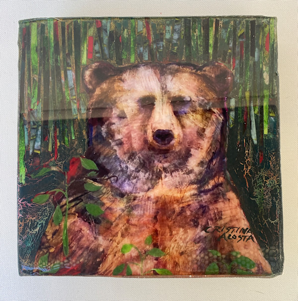 Green Forest Bear by Cristina Acosta