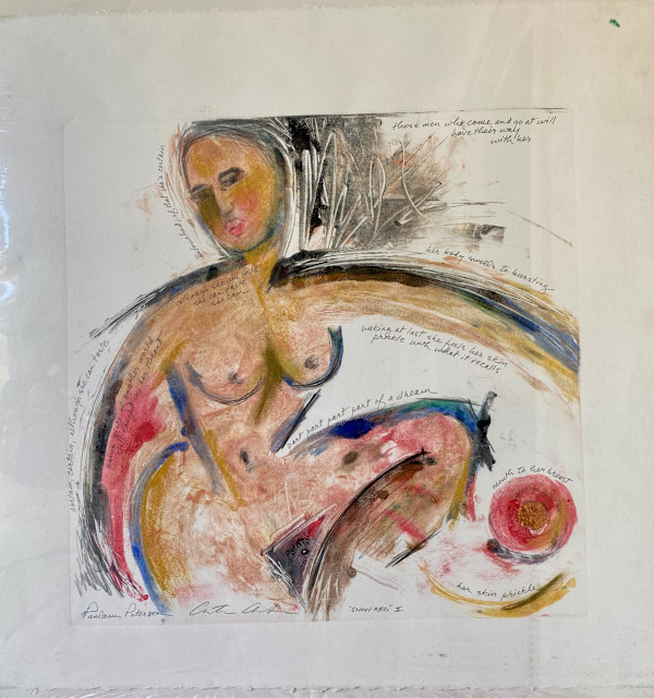 Snow Red II with Paulann Petersen Poet Laureate by Cristina Acosta