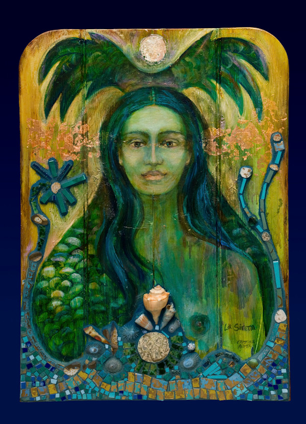 La Sirena The Green Mermaid by Cristina Acosta