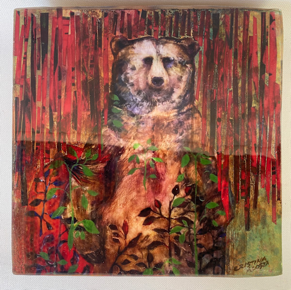 Red Forest Bear by Cristina Acosta