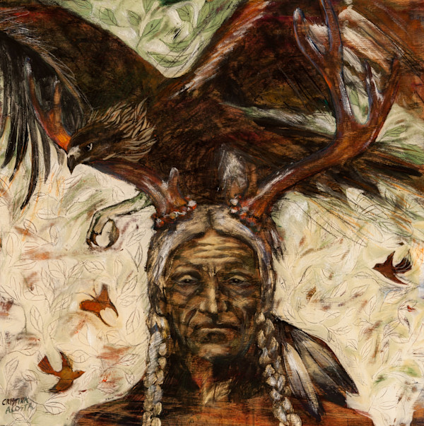 My Grandmother's Grandfather - Wisdom by Cristina Acosta