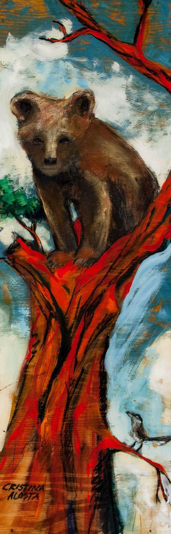 Bear Cub in Tree by Cristina Acosta, Image 1.