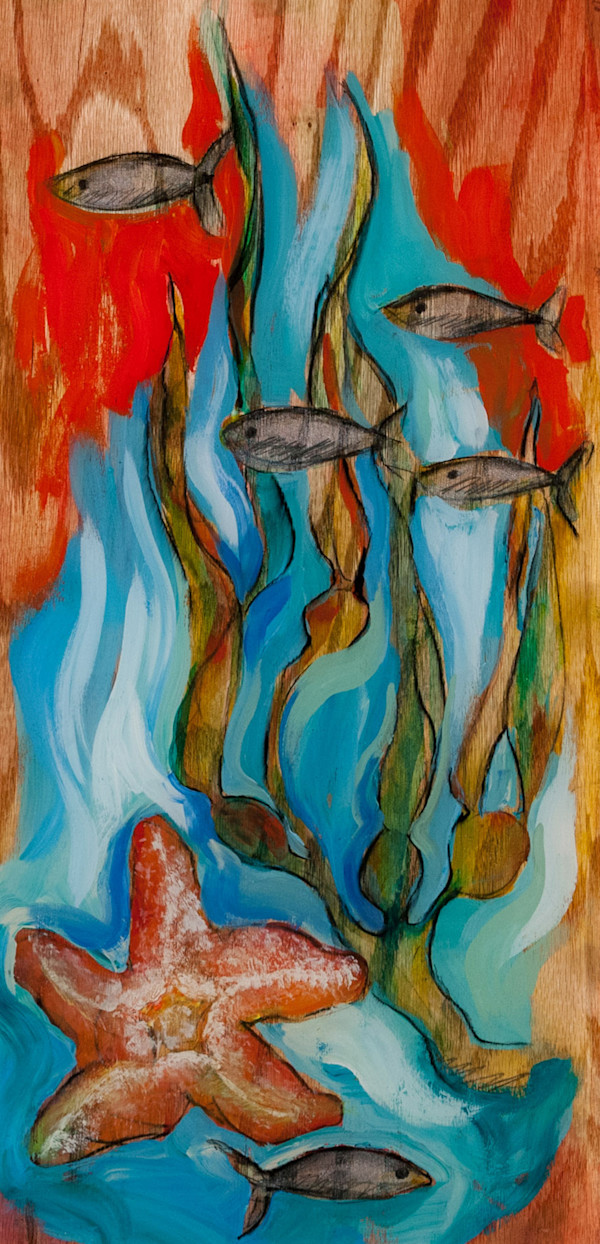 Starfish in the Kelp by Cristina Acosta