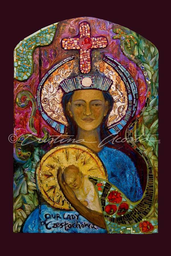 The Black Madonna: Lady of Czƒôstochowa by Cristina Acosta