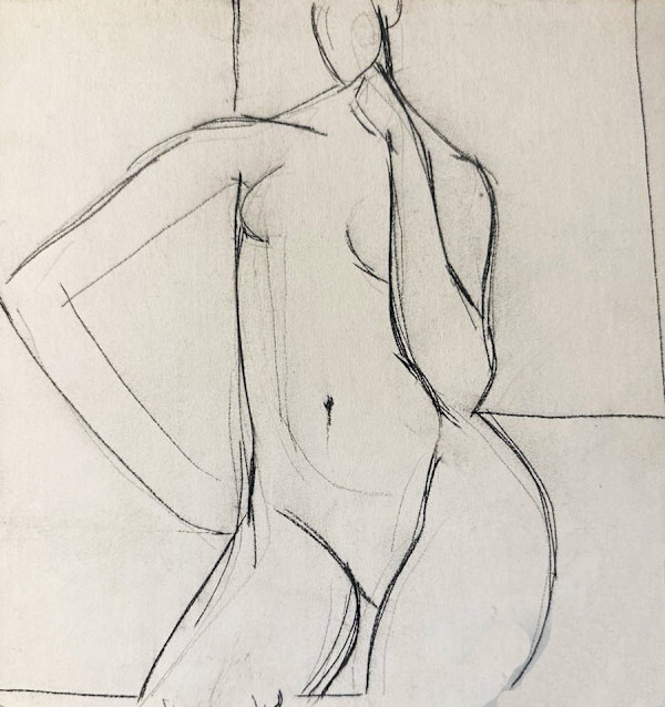 Untitled life drawing 08 by Edward Henrion, Image 1.