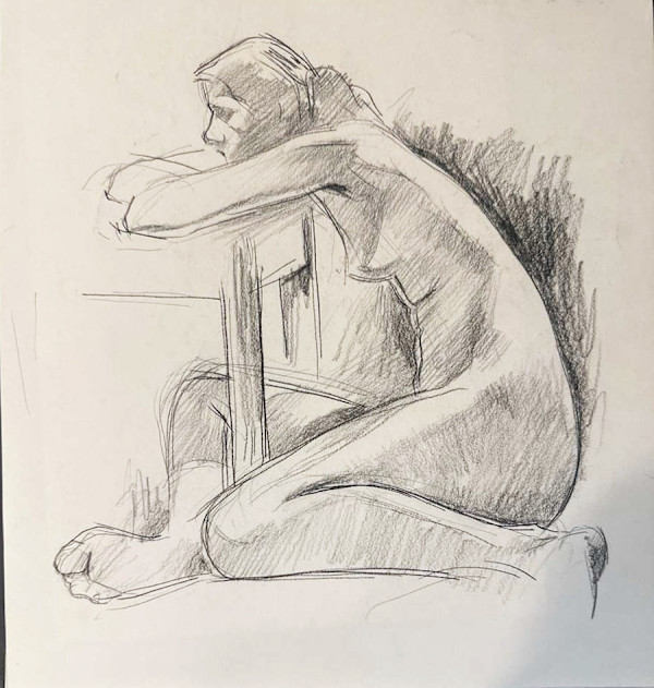 Untitled life drawing 12 by Edward Henrion, Image 1.