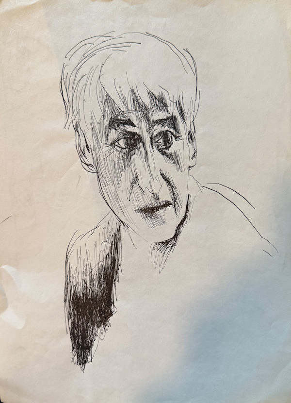 Willem De Kooning Sketch by Edward Henrion, Image 1.