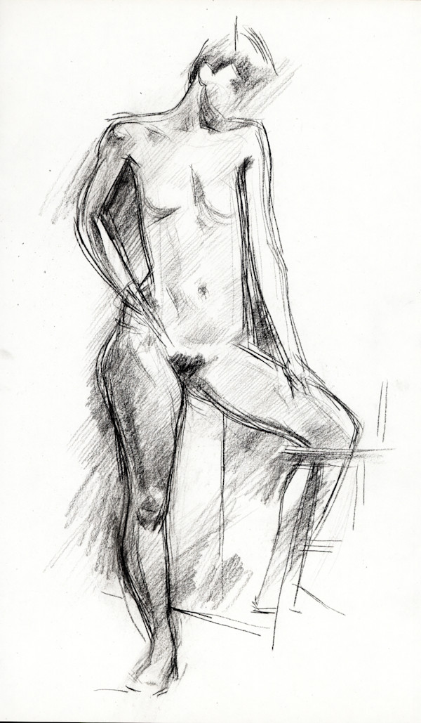 Life Drawing 122 by Edward Henrion, Image 1.