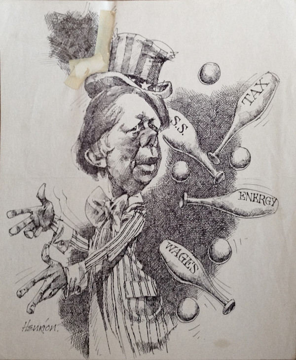 Jimmy Carter the Juggler by Edward Henrion, Image 1.