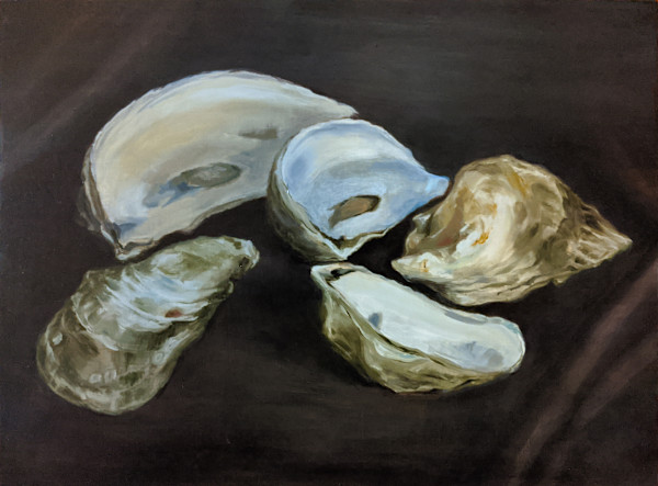 Five Oysters by Cleo Huggins
