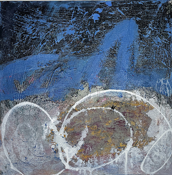 Blue train by Josee Graybill