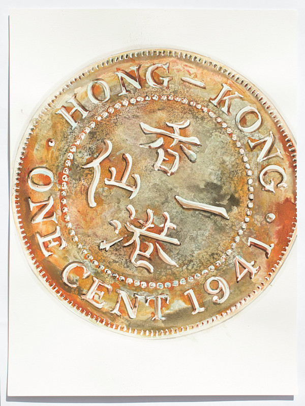 1941 China Hong Kong Cent, 4 by Erin Morrison