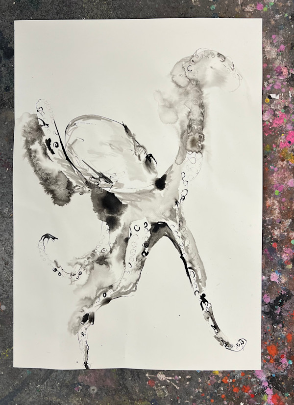 Dancing Octopus by Astrid Steingrueber